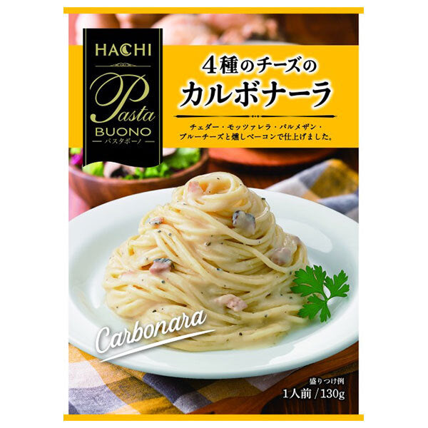 Hachi Foods Pasta Bono 4 types of cheese carbonara 130g x 24 pieces [shipped in Japan]