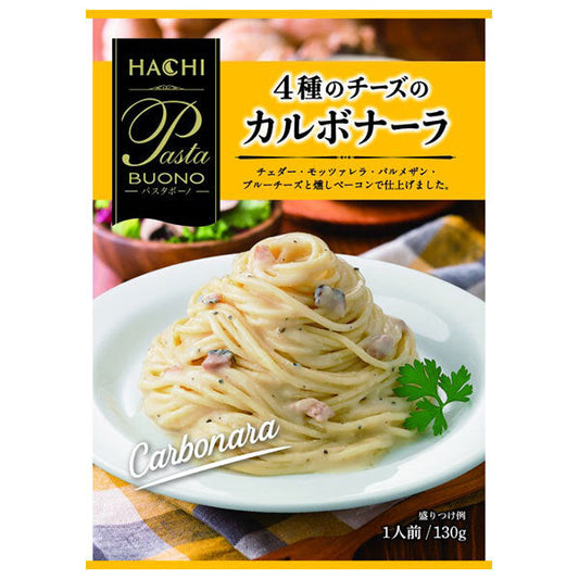 Hachi Foods Pasta Bono 4 types of cheese carbonara 130g x 24 pieces [shipped in Japan]
