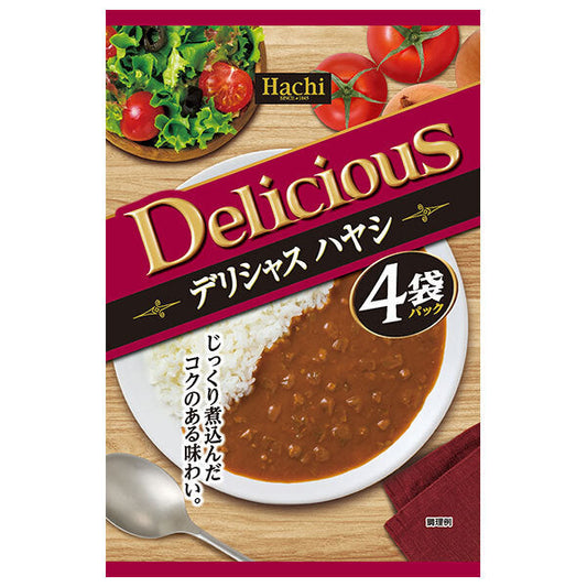 Hachi Foods Delicious Hayashi (150g x 4 bags) x 12 packs [Ships from Japan]