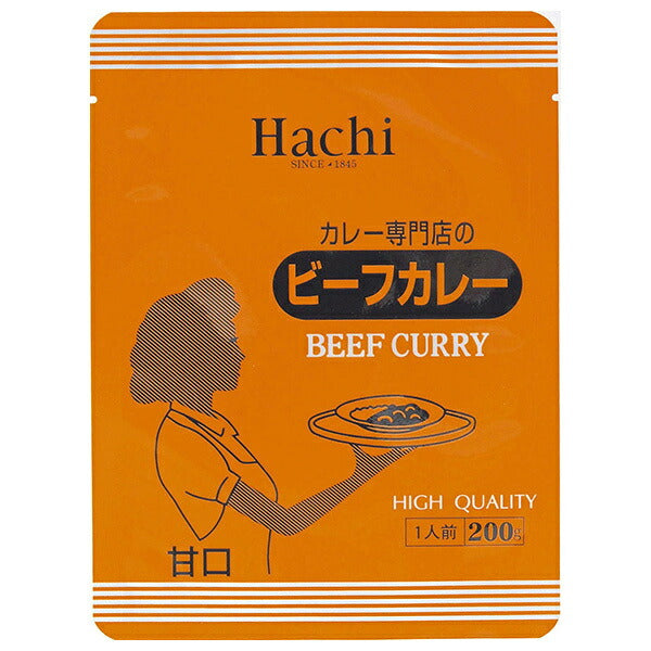 ハチ食品 カレー専門店のビーフカレー 甘口 200g×30個入【日本出荷】