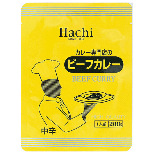 Hachi Foods Curry Specialty Store Beef Curry, Medium Spicy, 200g x 30 packs [Ships from Japan] 