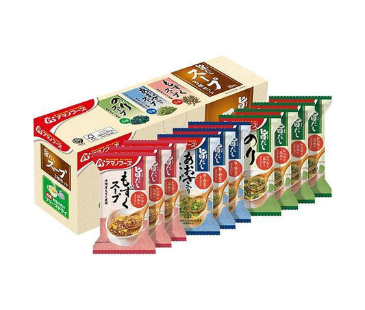 アマノフーズ フリーズドライ 旨だし スープ 3種セット 10食×3箱入【日本出荷】