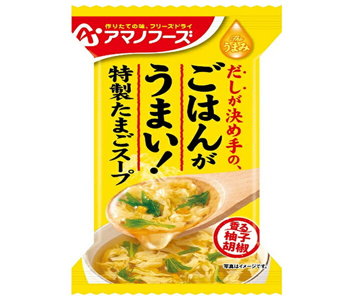 Amano Foods Freeze Dry The Umami Rice is Delicious! Egg Soup 10 servings x 6 boxes [shipped in Japan]
