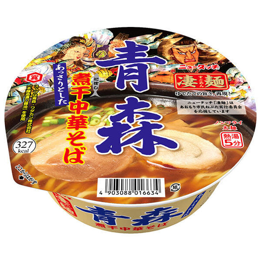 ヤマダイ ニュータッチ 凄麺 青森煮干中華そば 113g×12個入【日本出荷】