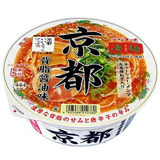 Yamadai New Touch Super Noodles Kyoto Backfat Soy Sauce Flavor 124g x 12 pieces [Shipped in Japan]