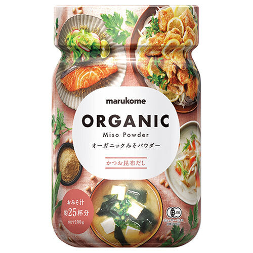 マルコメ オーガニックみそパウダー かつお昆布だし 200g×6本入【日本出荷】