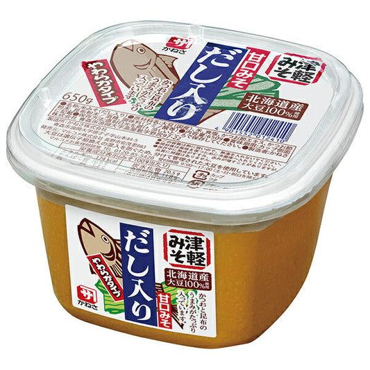 マルコメ 甘口みそ だし入り 650g×8個入【日本出荷】