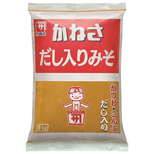 マルコメ かねさだし入りみそ 1kg×10個入【日本出荷】