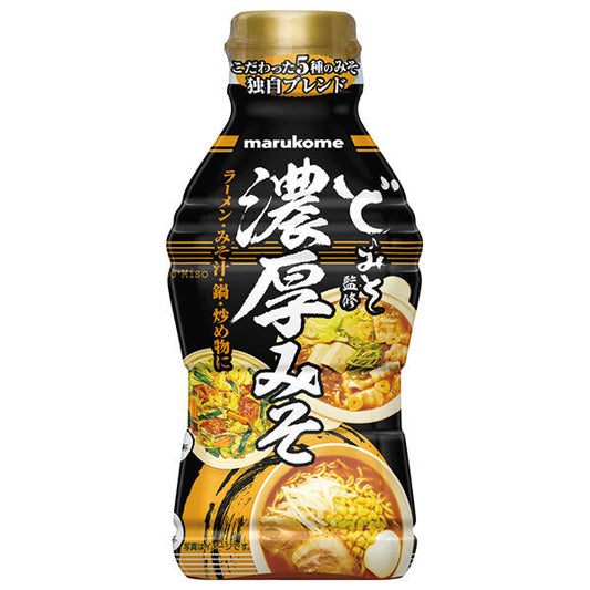 Marukome Liquid Miso, Do Miso Supervised Rich Miso, 430g x 10 bottles [Ships from Japan]