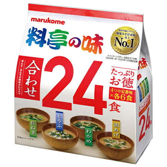 Marukome plenty of good quality restaurant flavor 24 meals x 6 bags [shipped in Japan]