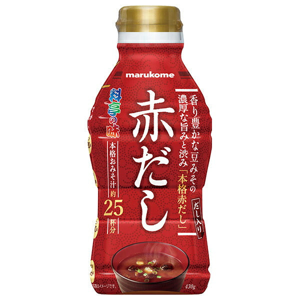 Marukome Liquid Miso Red Dashi 430g x 10 pieces [Shipped in Japan]