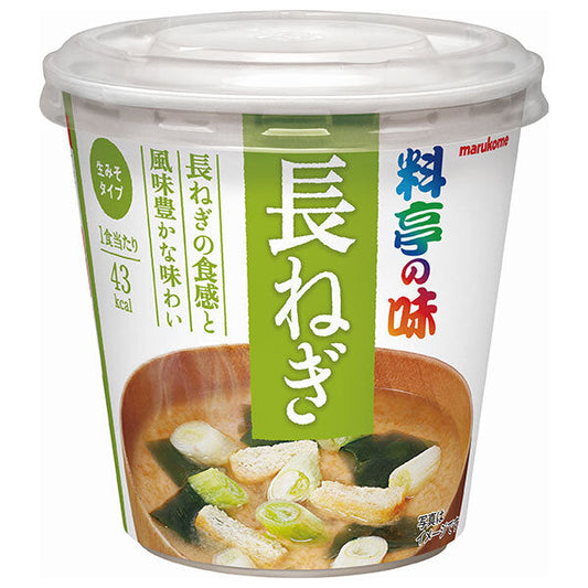 マルコメ カップ料亭の味 長ねぎ 1食×6個入【日本出荷】