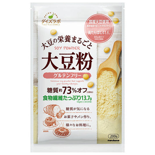マルコメ ダイズラボ 大豆粉 200g×20(5×4)袋入【日本出荷】