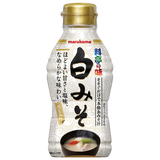 マルコメ 液みそ 白みそ 430g×10本入【日本出荷】