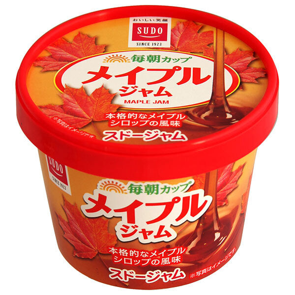Sudo Jam Every Morning Cup Maple Jam 120g x 12 Bottles [Ships from Japan] 