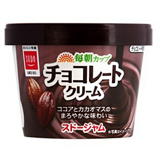 スドージャム 毎朝カップ チョコレートクリーム 120g×12個入【日本出荷】