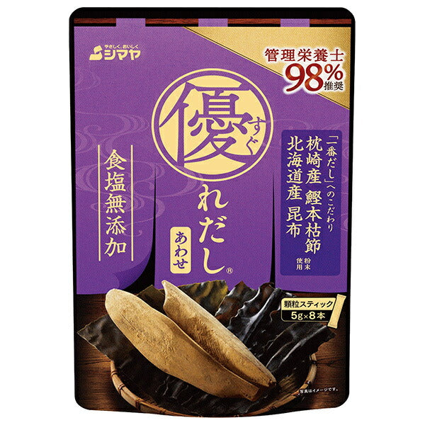 Shimaya Suirei Dashi, Japanese Style Assortment, 40g (5g x 8) x 8 bags [Ships from Japan] 