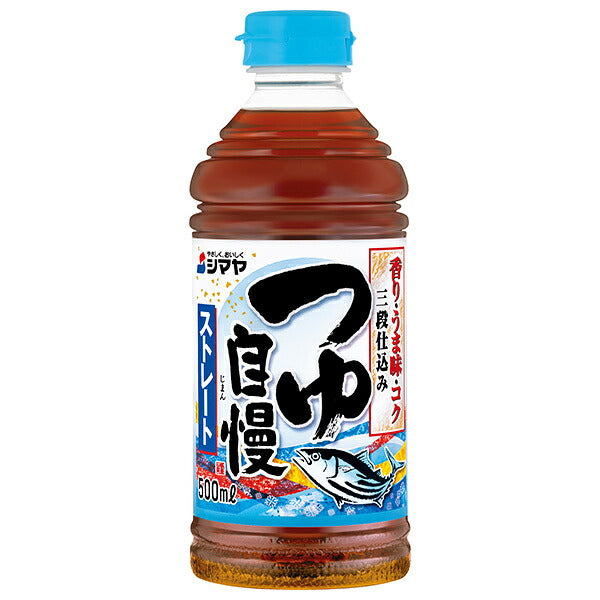 Shimaya Tsuyu Jimin Straight 500ml plastic bottle x 12 bottles [shipped in Japan]