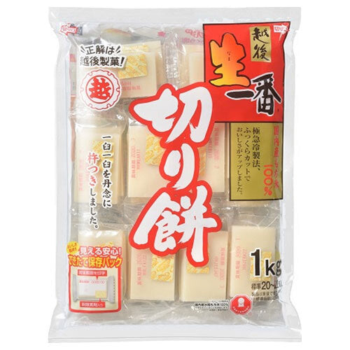 Echigo Seika Nama Ichiban Kirimochi 1kg x 10 bags [shipped in Japan]