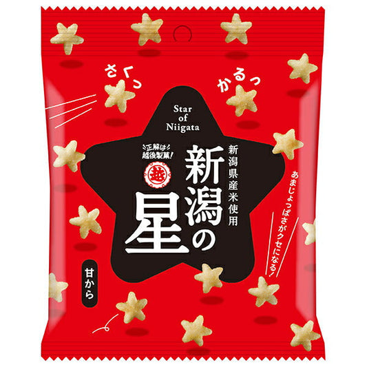 Echigo Seika Niigata no Hoshi Sweet and Spicy, 40g x 10 bags [Ships from Japan] 
