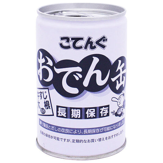 Canned Tengu Kotengu Oden with beef tendon and radish, long-term storage, size 7 can, 280g can x 12 pieces [shipped in Japan]