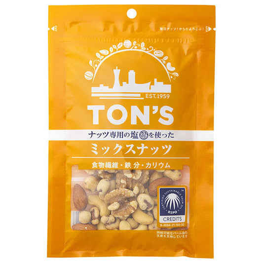 東洋ナッツ トン ミックスナッツ 100g×10袋入【日本出荷】