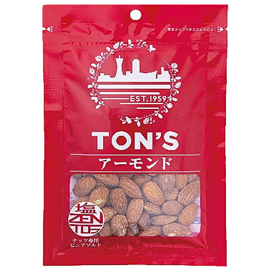 TOYO NUTS TON'S Almonds 65g x 10 Bags [Ships from Japan]