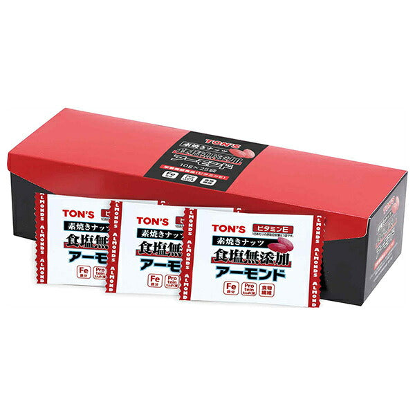 Toyo Nuts Roasted Almonds 250g (10g x 25 bags) x 8 boxes [Ships from Japan]