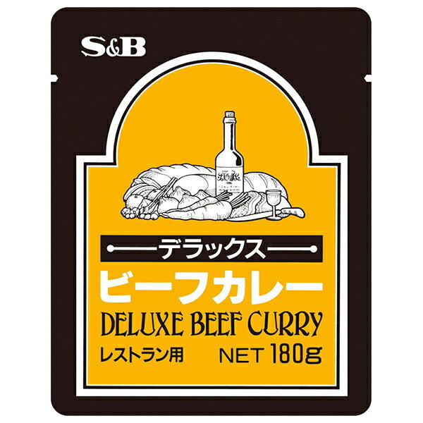 S&B Foods Deluxe Beef Curry 180g x 30 packs [Ships from Japan] 