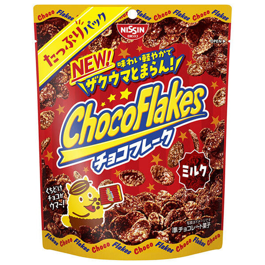 日清シスコ チョコフレーク ミルク たっぷリパック 75g×12袋入【日本出荷】