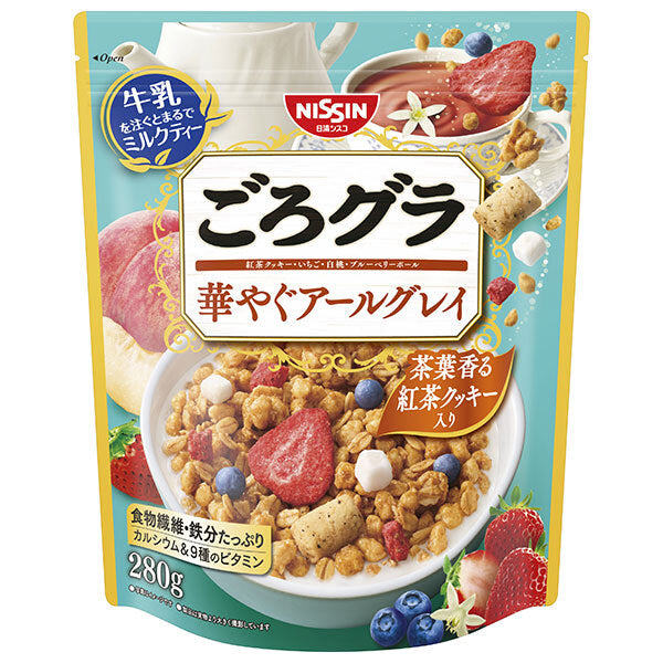 日清シスコ ごろグラ 華やぐアールグレイ 280g×8袋入【日本出荷】
