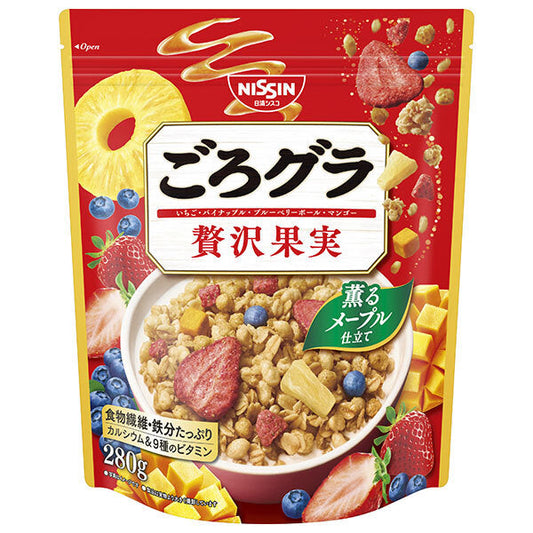 日清シスコ ごろグラ 贅沢果実 280g×8袋入【日本出荷】