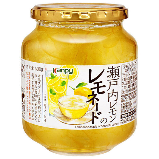 カンピー 瀬戸内レモンのレモネード 600g×12個入【日本出荷】