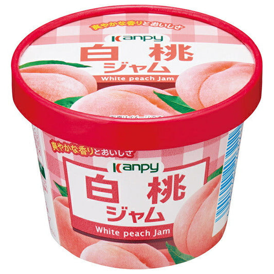 カンピー 紙カップ 白桃ジャム 130g×6個入【日本出荷】