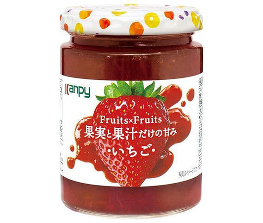 Campy Fuits x Fruits Strawberry 260g Jar x 12 [Ships from Japan] 