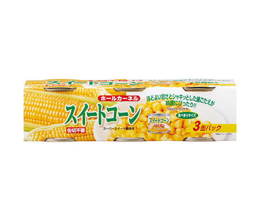 Kato Sangyo Sweet Corn, 90g x 3 cans x 12 pieces [Ships from Japan] 