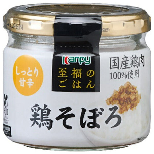 Campy Blissful Rice Minced Chicken 60g bottle x 12 pieces [Shipped in Japan]