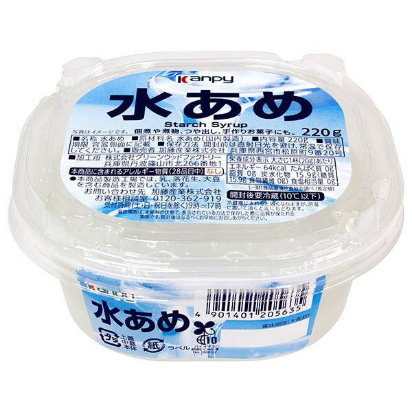 Campy starch syrup 220g x 6 pieces [shipped in Japan]