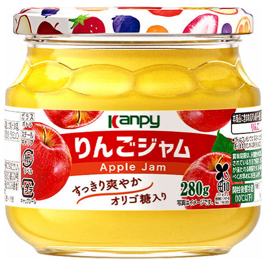 カンピー りんごジャム 280g瓶×6個入【日本出荷】
