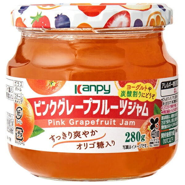Campy Pink Grapefruit Jam 280g jar x 6 pieces [shipped in Japan]