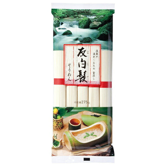 加藤産業 友白髪 そうめん 200g×25袋入【日本出荷】