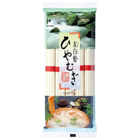 加藤産業 友白髪 ひやむぎ 200g×25袋入【日本出荷】