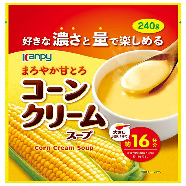 Kato Sangyo Corn Cream Soup 240g x 12 Boxes [Ships from Japan]