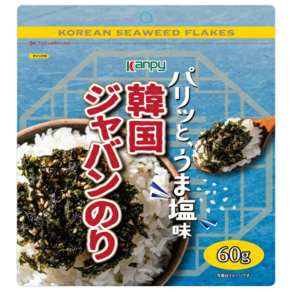Kato Sangyo Korean Jaban Seaweed 60g x 24 Bags [Ships from Japan]