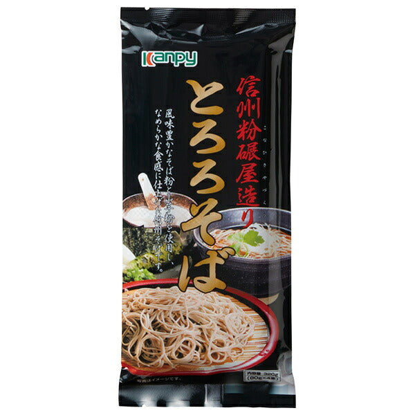 Kanpy Shinshu Tororo Soba 320g x 20 Bags [Ships from Japan]