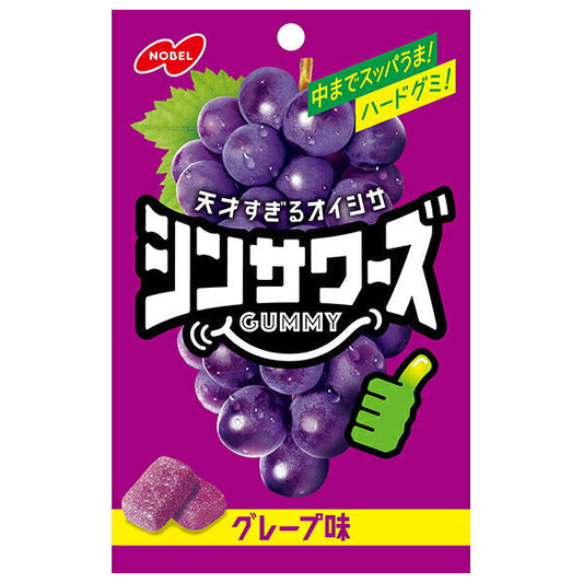Nobel Seika Shinsours Gummy Grape Flavor 50g x 6 pieces [Shipped in Japan]