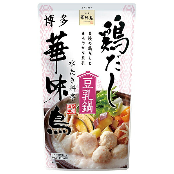 Torizen Foods Hakata Hanamidori Chicken Soy Milk Hotpot 600g x 12 bags [Shipped in Japan]