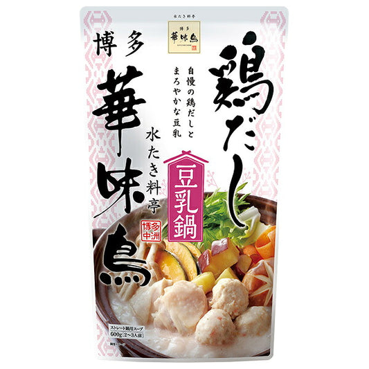 Torizen Foods Hakata Hanamidori Chicken Soy Milk Hotpot 600g x 12 bags [Shipped in Japan]