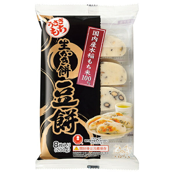 うさぎもち 生かき餅 豆餅 200g×10袋入【日本出荷】