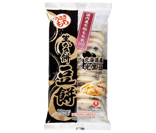 うさぎもち 生かき餅 豆餅 300g(12枚入)×10袋入【日本出荷】